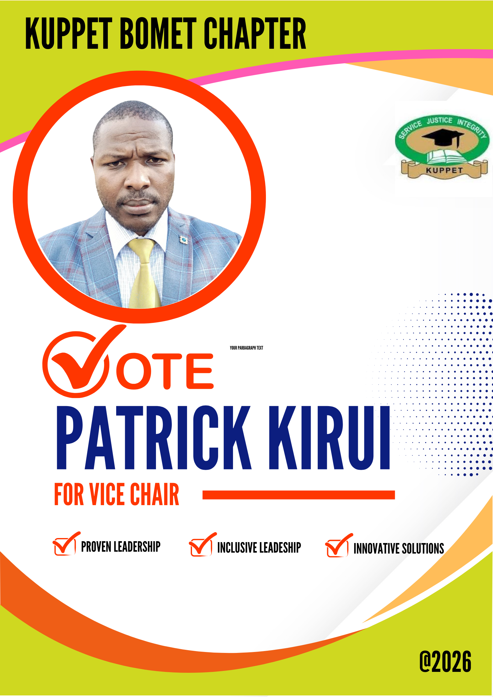 KIRUI VC POSTER